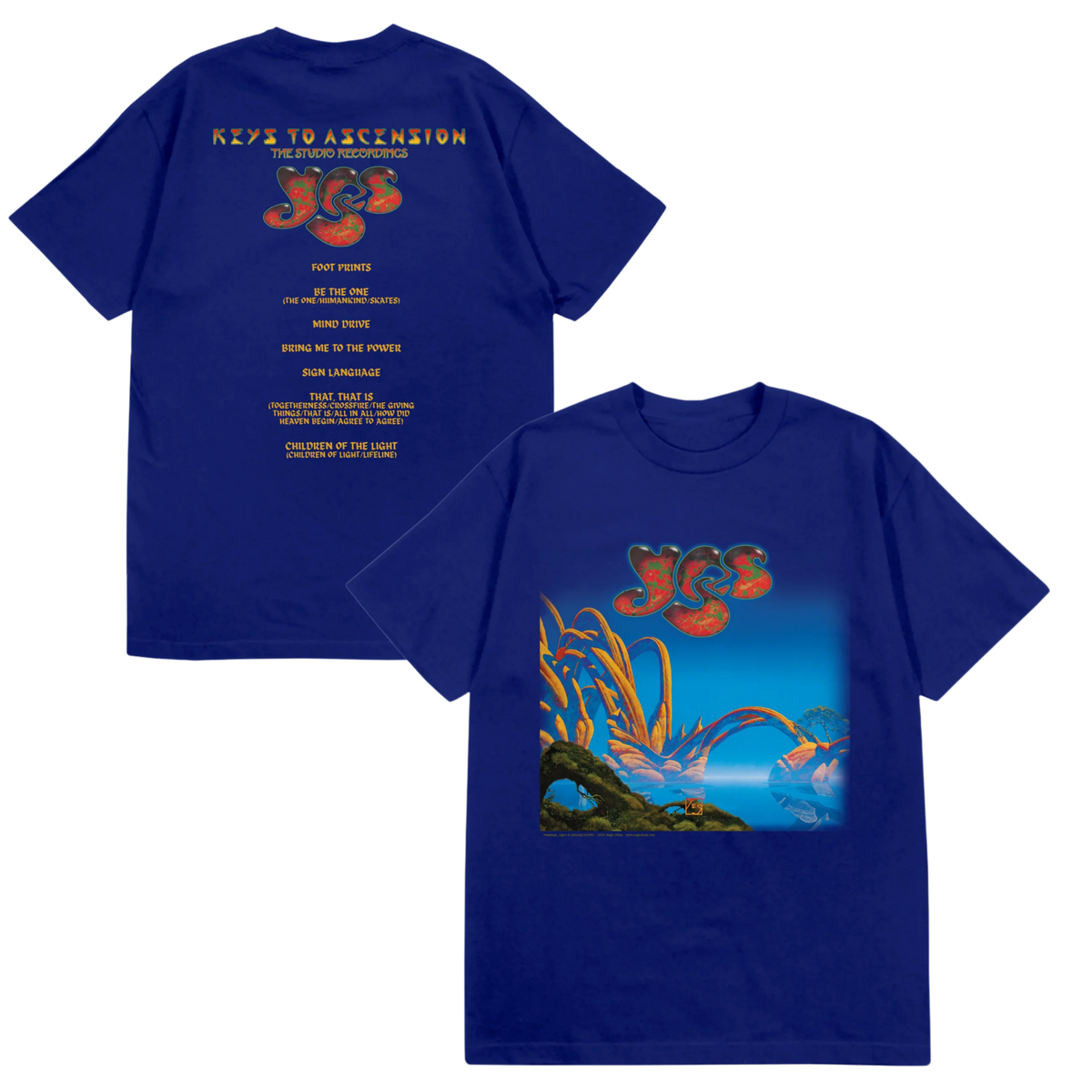 Keys To Ascension Blue T-shirt